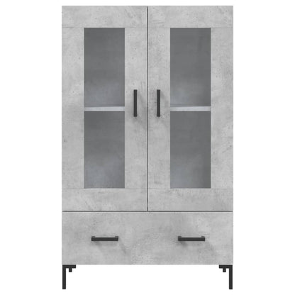 Skåp Betonggrå 69,5x31x115 cm