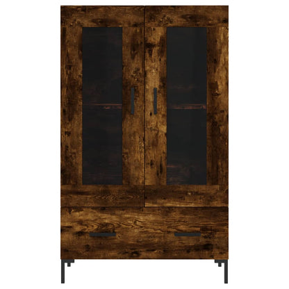Skåp Rökfärgad Ek 69,5x31x115 cm