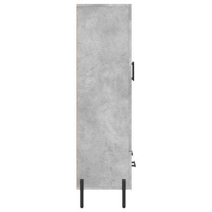 Skåp Betonggrå 69,5x31x115 cm