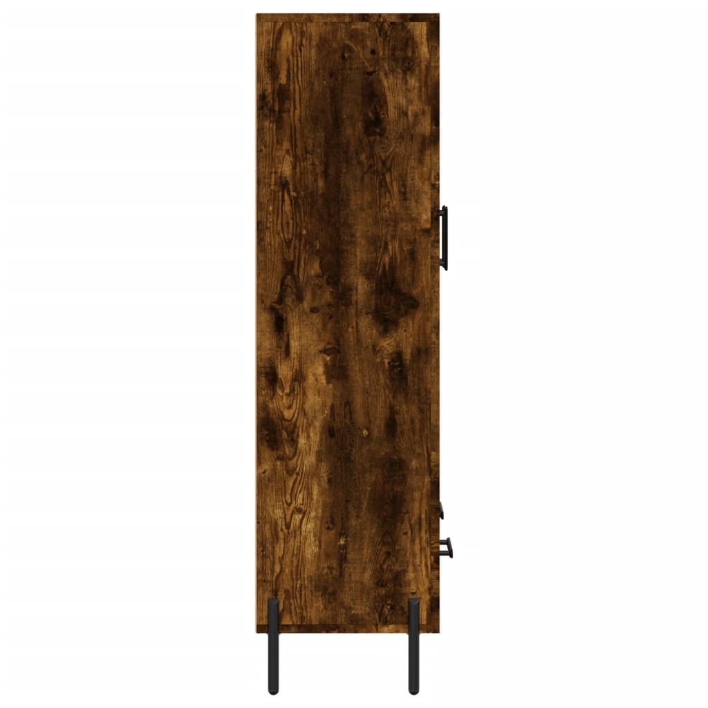 Skåp Rökfärgad Ek 69,5x31x115 cm
