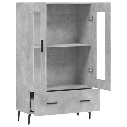 Skåp Betonggrå 69,5x31x115 cm