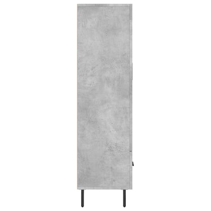 Skåp Betonggrå 69,5x31x115 cm