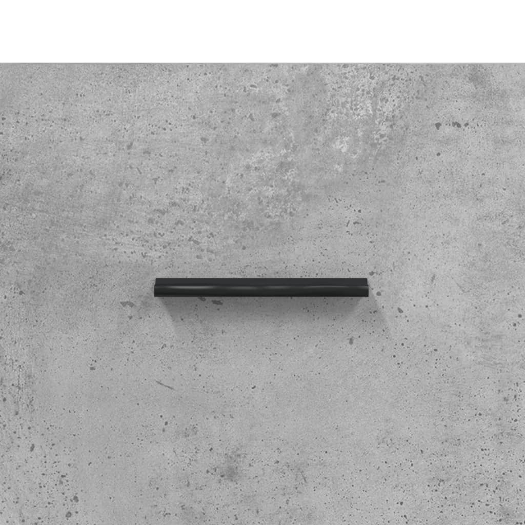 Skåp Betonggrå 69,5x31x115 cm
