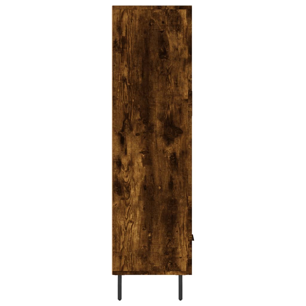 Skåp Rökfärgad Ek 69,5x31x115 cm