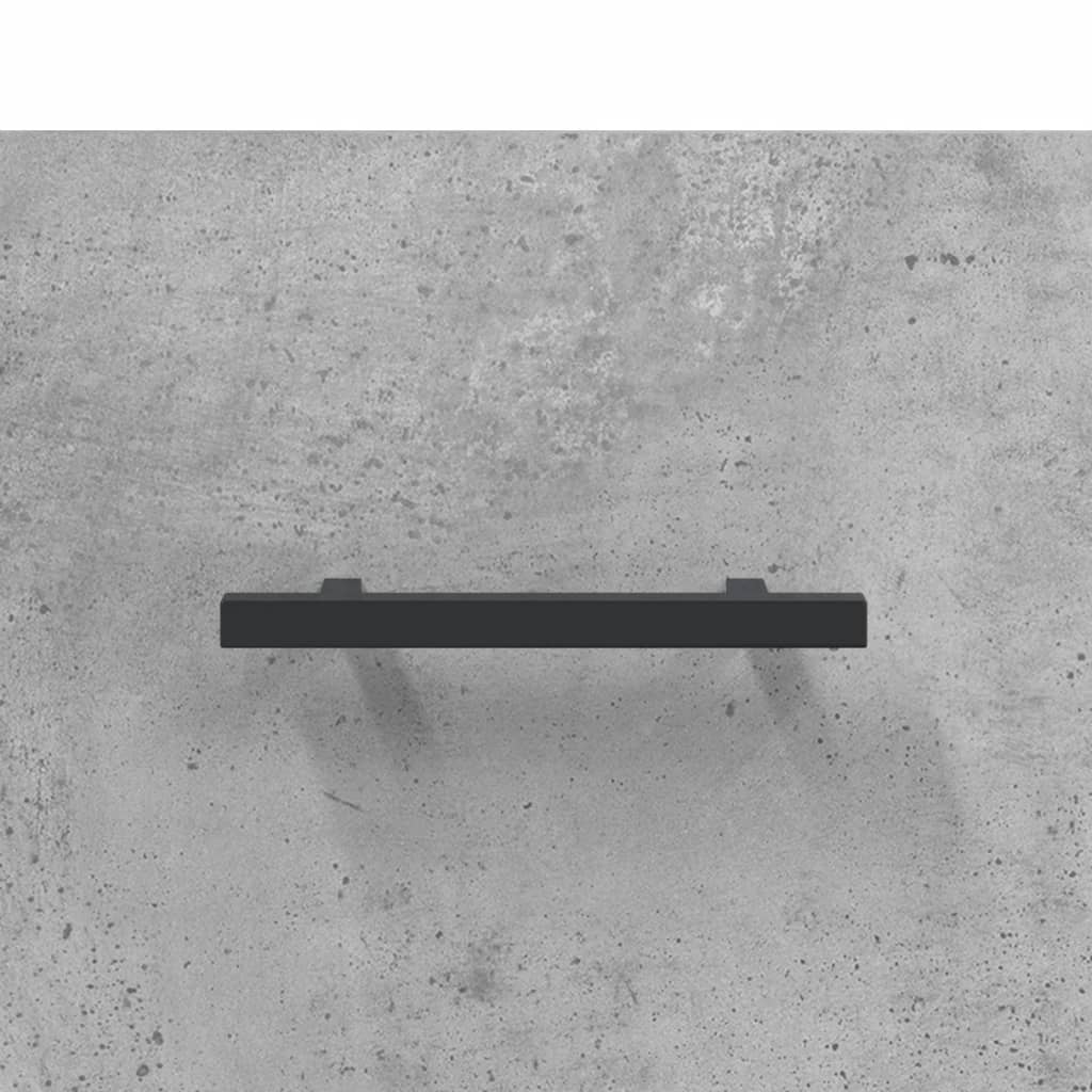 Skåp Betonggrå 69,5x31x115 cm