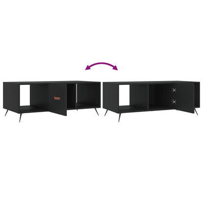 Soffbord Svart 102x50x40 cm