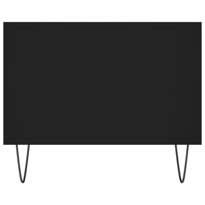 Soffbord svart 102x50x40 cm konstruerat trä