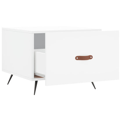 Sidobord Vit 2 st 50x50x40 cm