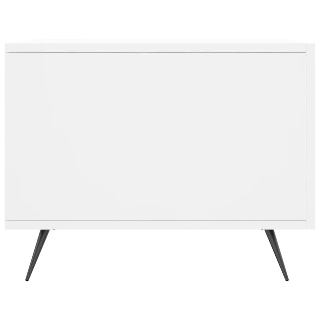Sidobord Vit 2 st 50x50x40 cm