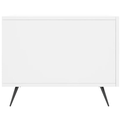 Sidobord Vit 2 st 50x50x40 cm