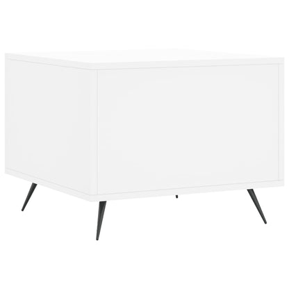 Sidobord Vit 2 st 50x50x40 cm