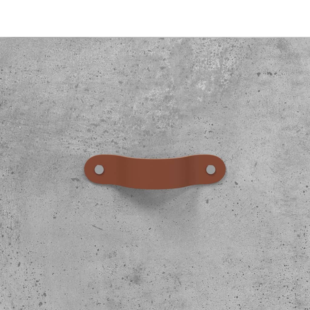 Soffbord Betonggrå 2 st 50x50x40 cm