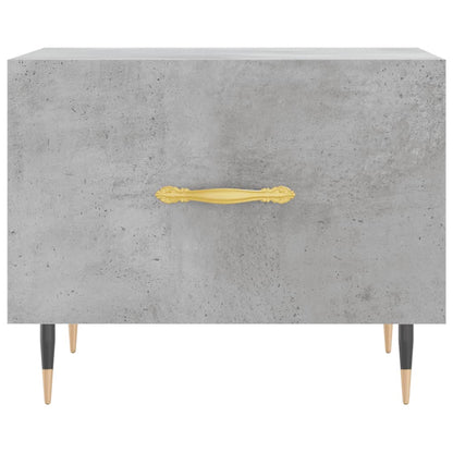 Soffbord Betonggrå 2 st 50x50x40 cm