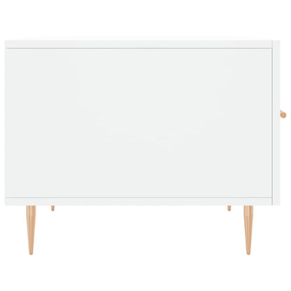 Sidobord Vit 2 st 50x50x40 cm