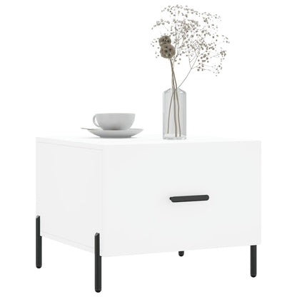 Sidobord Vit 2 st 50x50x40 cm