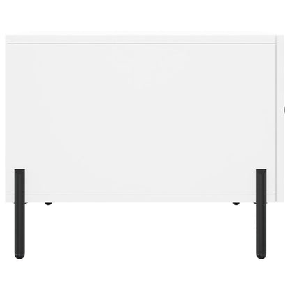 Sidobord Vit 2 st 50x50x40 cm