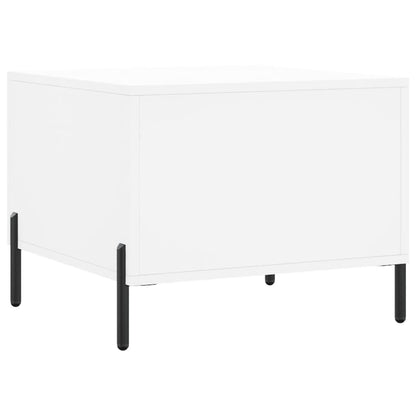 Sidobord Vit 2 st 50x50x40 cm