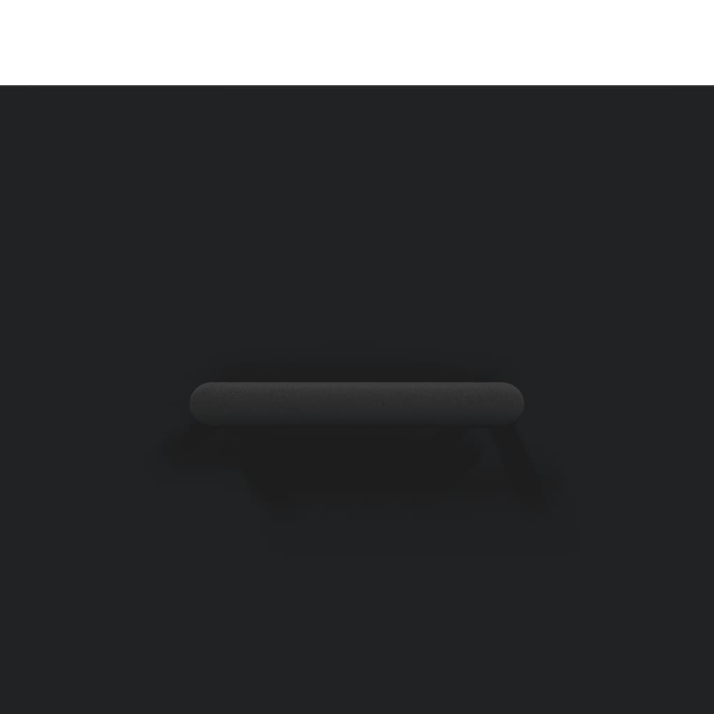 Soffbord Svart 2 st 50x50x40 cm