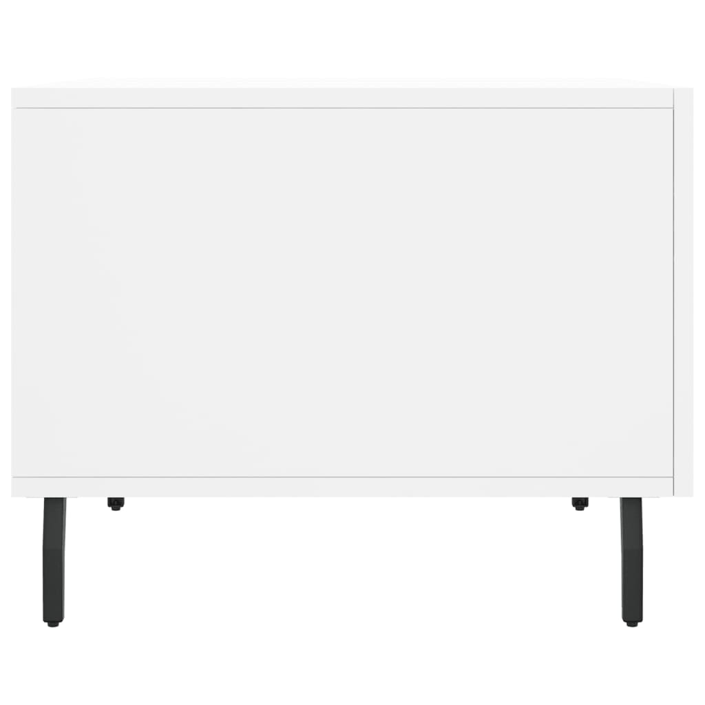 Sidobord Vit 2 st 50x50x40 cm