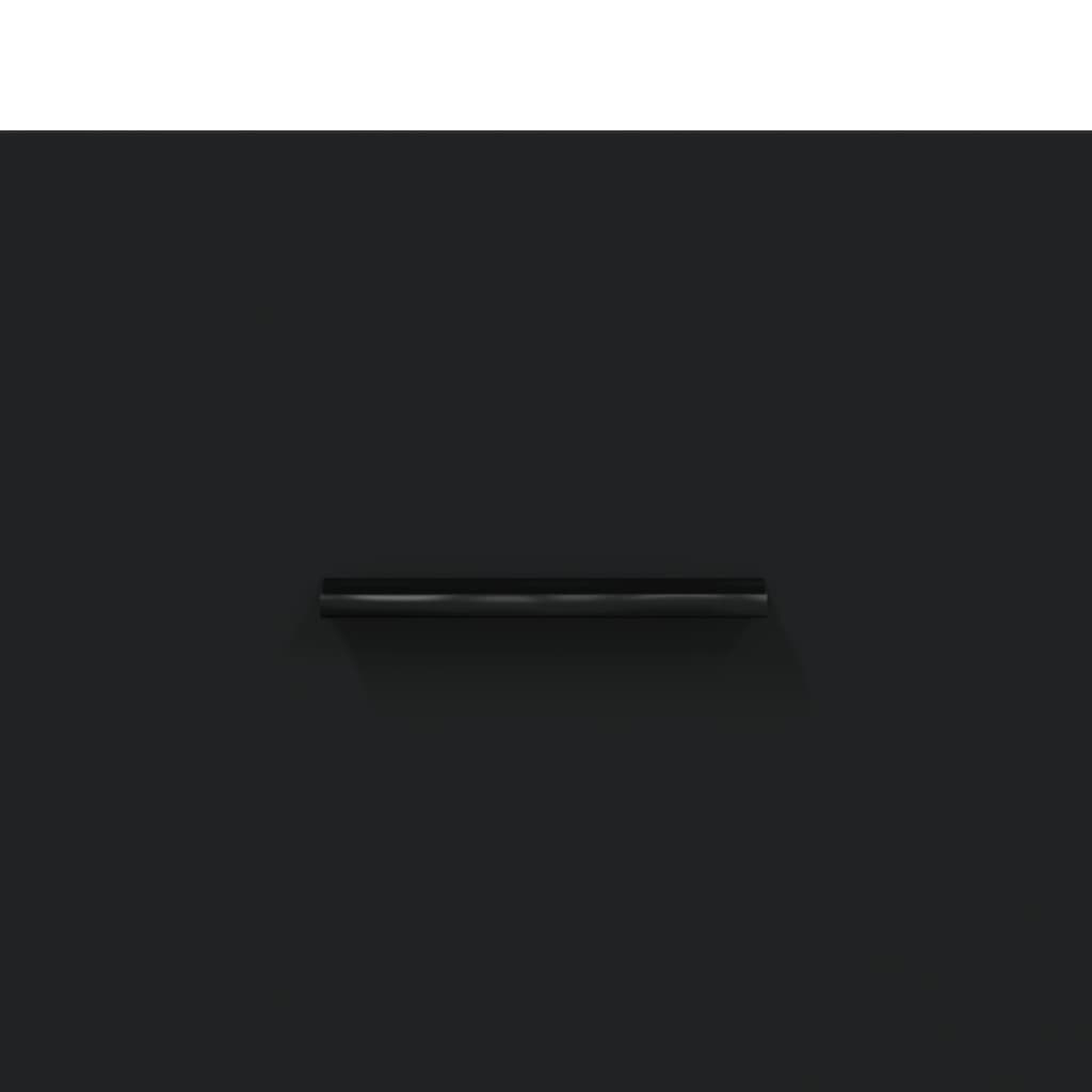 Soffbord Svart 2 st 50x50x40 cm