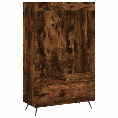 Skåp Rökfärgad Ek 69,5x31x115 cm