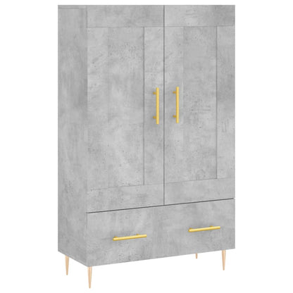 Skåp Betonggrå 69,5x31x115 cm