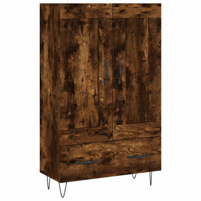 Skåp Rökfärgad Ek 69,5x31x115 cm