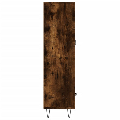 Skåp Rökfärgad Ek 69,5x31x115 cm