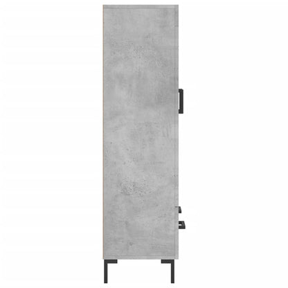Skåp Betonggrå 69,5x31x115 cm