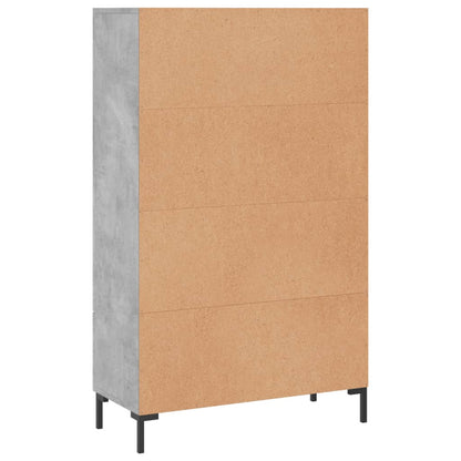 Skåp Betonggrå 69,5x31x115 cm