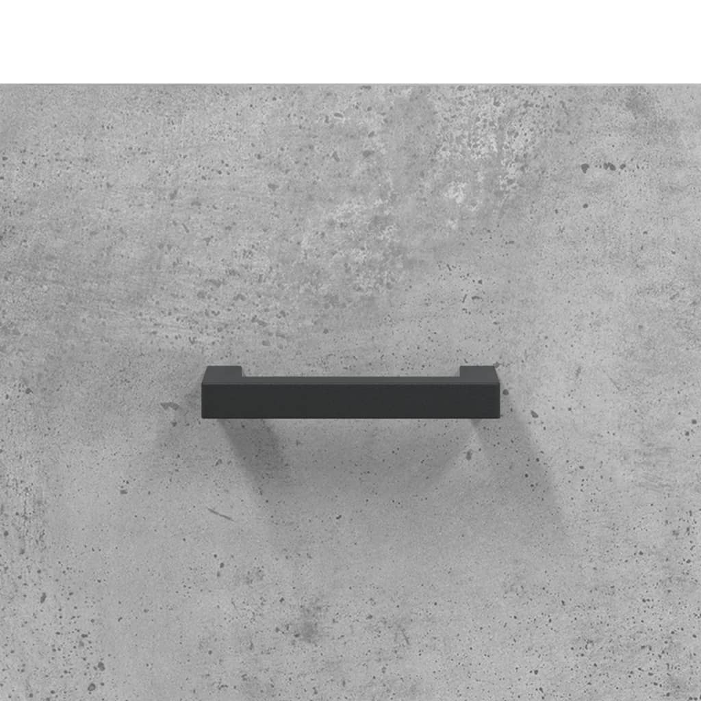 Skåp Betonggrå 69,5x31x115 cm