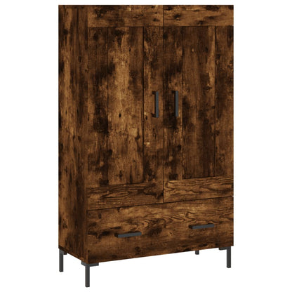 Skåp Rökfärgad Ek 69,5x31x115 cm