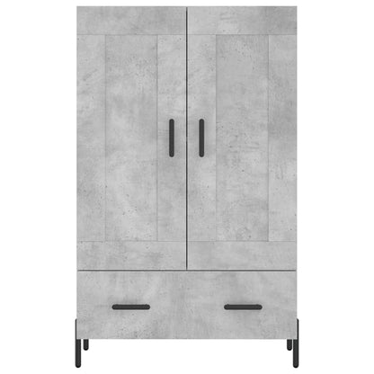 Skåp Betonggrå 69,5x31x115 cm