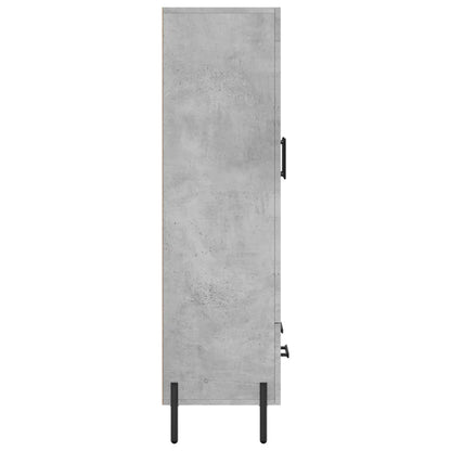 Skåp Betonggrå 69,5x31x115 cm