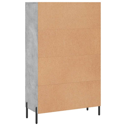 Skåp Betonggrå 69,5x31x115 cm