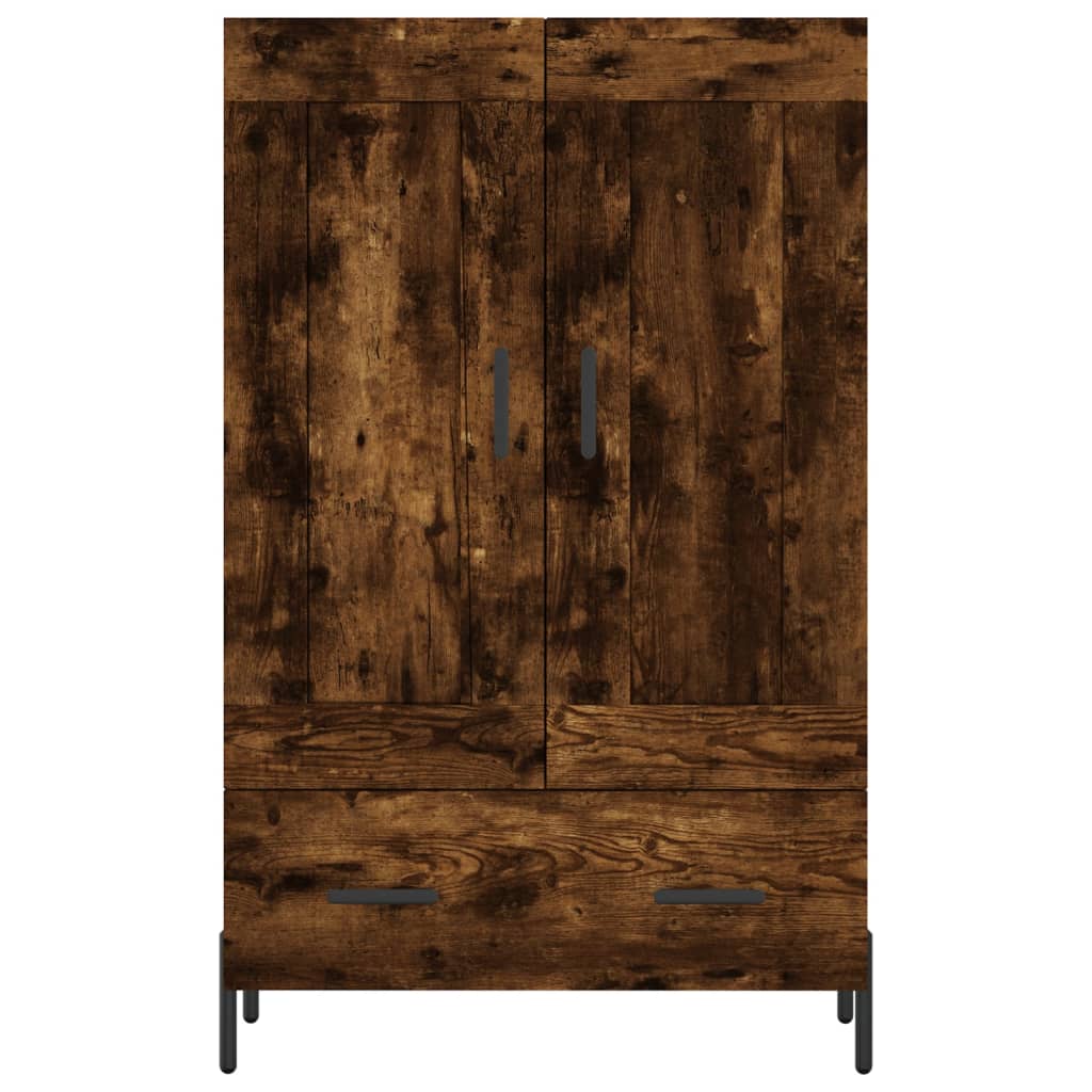 Skåp Rökfärgad Ek 69,5x31x115 cm