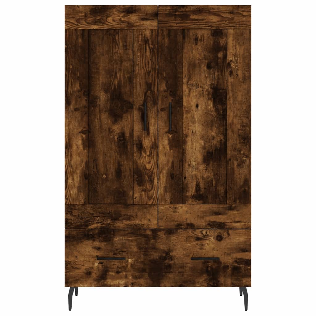 Skåp Rökfärgad Ek 69,5x31x115 cm