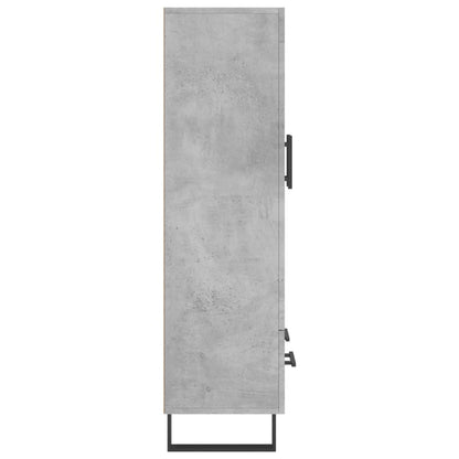 Skåp Betonggrå 69,5x31x115 cm