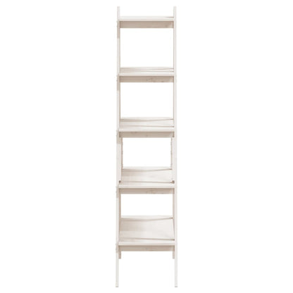 Hylla A-formad 5 hyllor 110x40x180,5 cm massiv furu