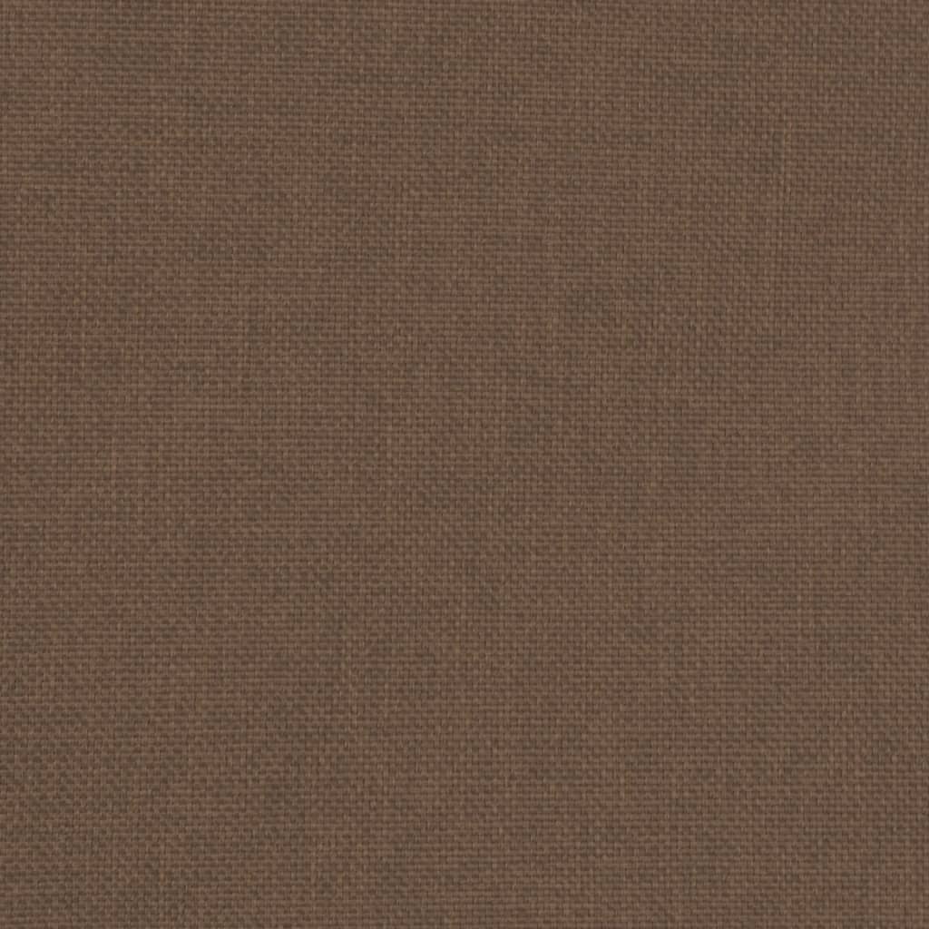 Fåtölj Brun med fotpall tyg