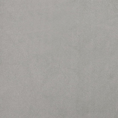 Fåtölj Ljusgrå med fotpall sammet