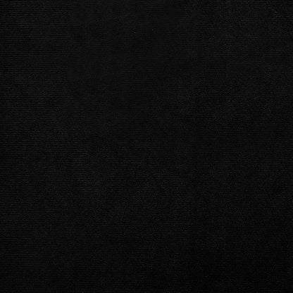 Fåtölj Svart med fotpall sammet