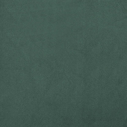 Fåtölj Grön Mörkgrön med fotpall sammet