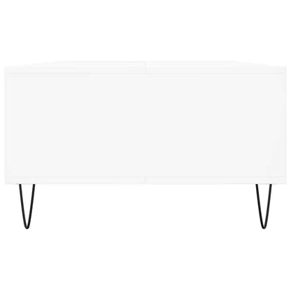 Soffbord vit 104x60x35 cm konstruerat trä