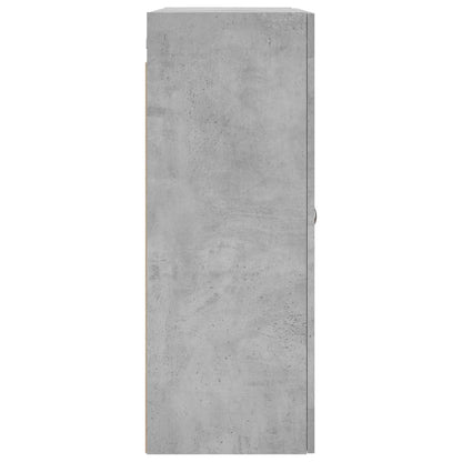 Väggskåp Betonggrå 69,5x34x90 cm