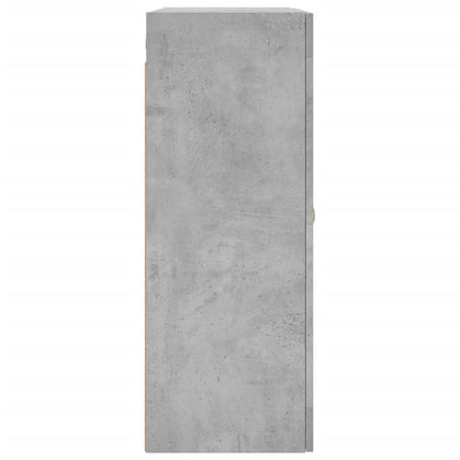Väggskåp Betonggrå 69,5x34x90 cm