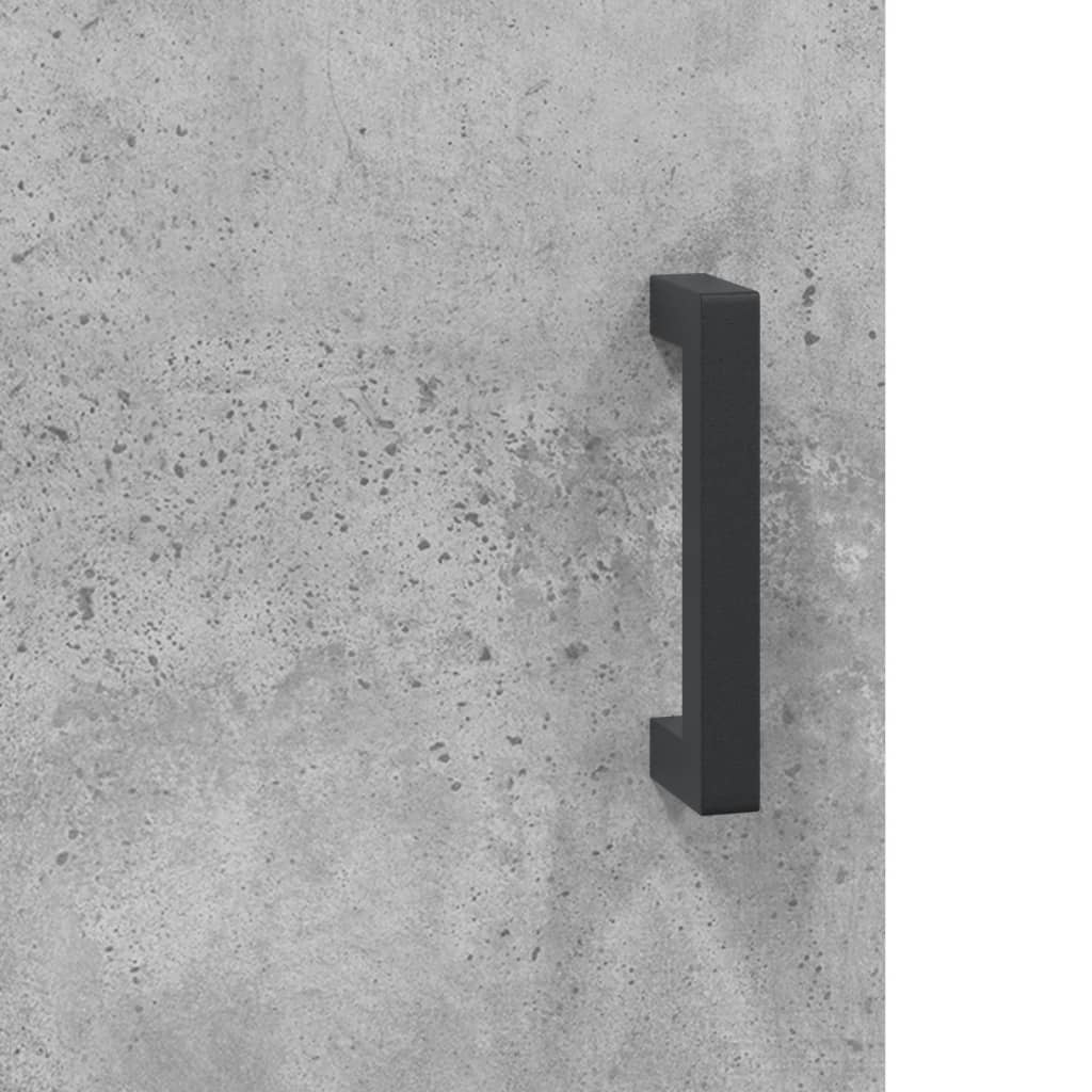 Väggskåp Betonggrå 69,5x34x90 cm