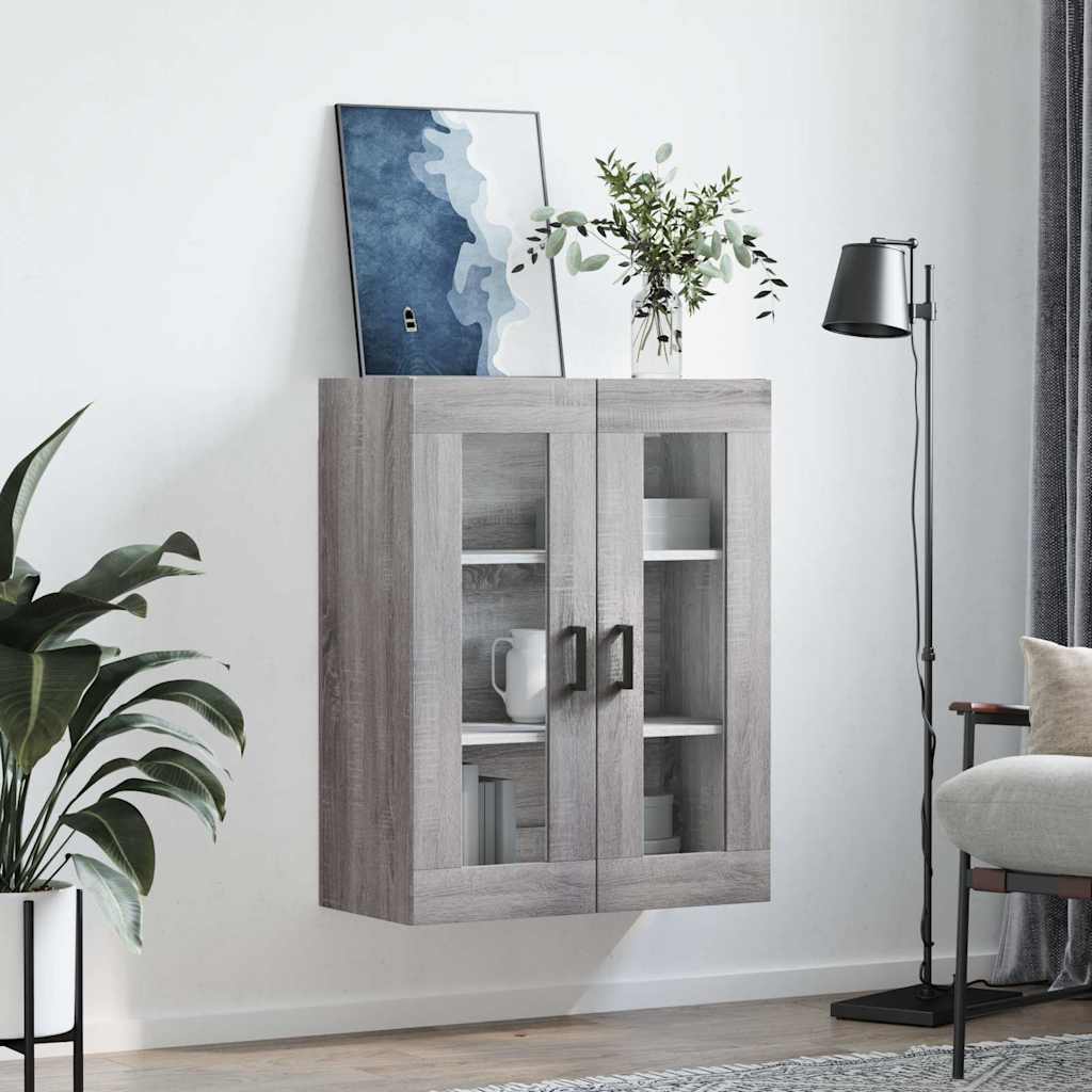 Väggskåp Sonoma Grå 69,5x34x90 cm