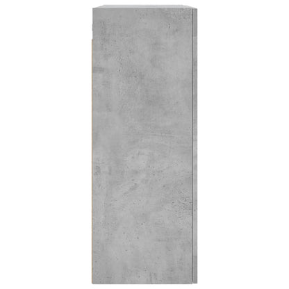 Väggskåp Betonggrå 69,5x34x90 cm