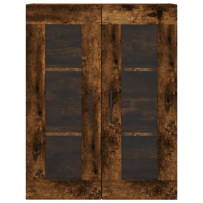 Väggskåp Rökfärgad Ek 69,5x34x90 cm